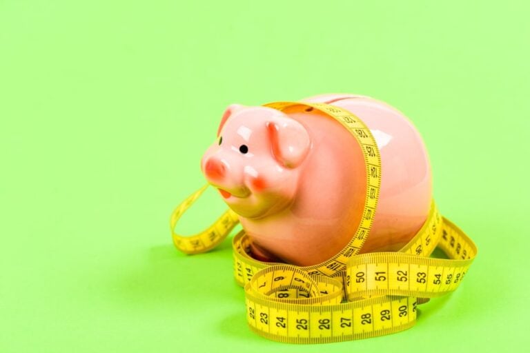 low paid job empty piggy bank squeezed financial