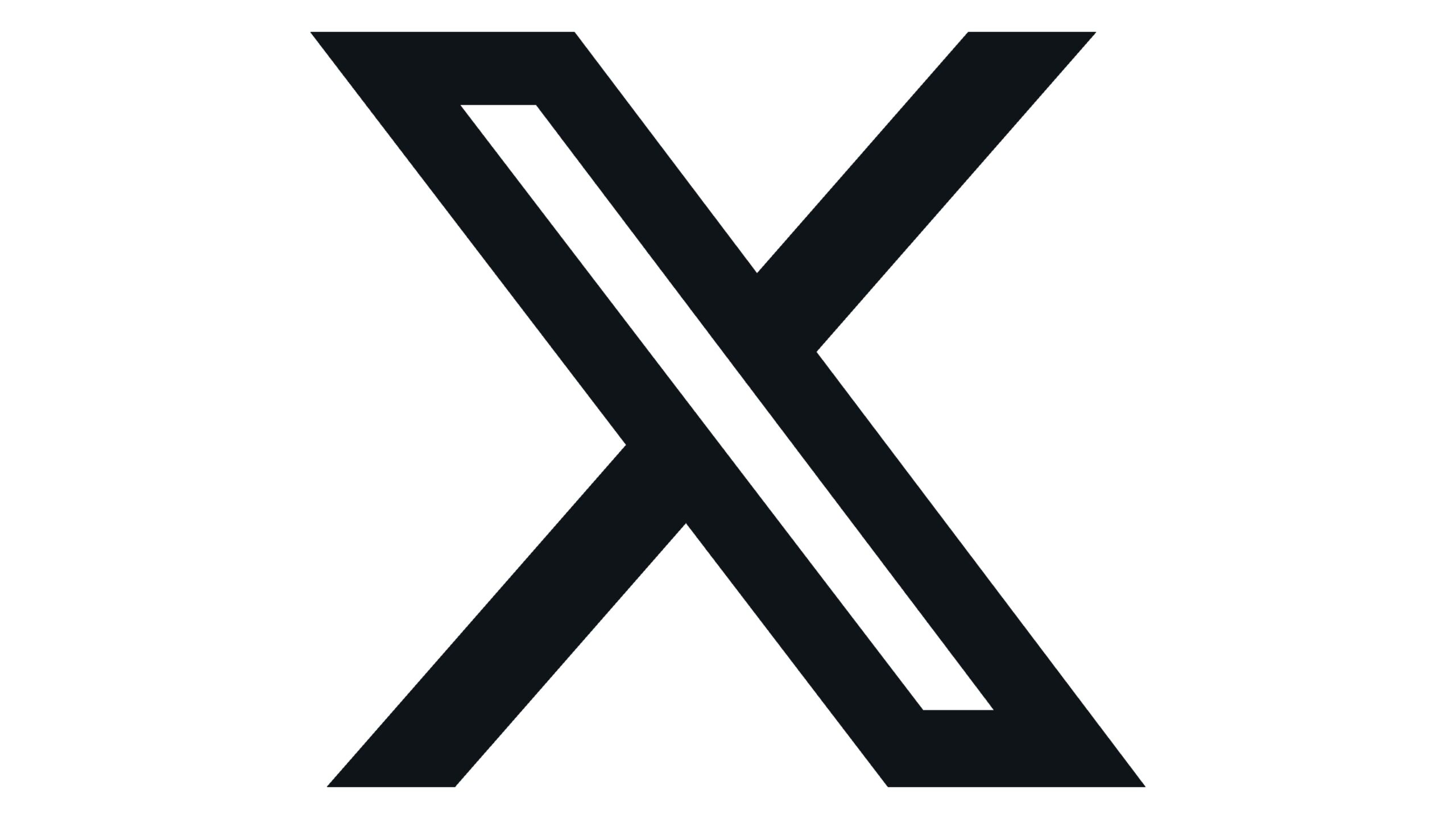 X (formerly Twitter) logo